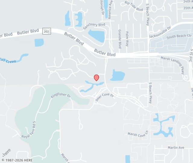 Location Map: 1538 The Greens Way, Suite 101 Jacksonville Beach, Florida 32250